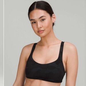 Lululemon free to be wild bra black camo